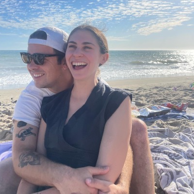 Cody Ko and Kelsey Kreppel spending quality time at the beach.